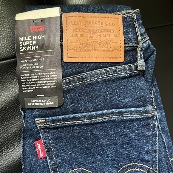 Levi’s mile high super skinny jeans NWT - Picture 9 of 11